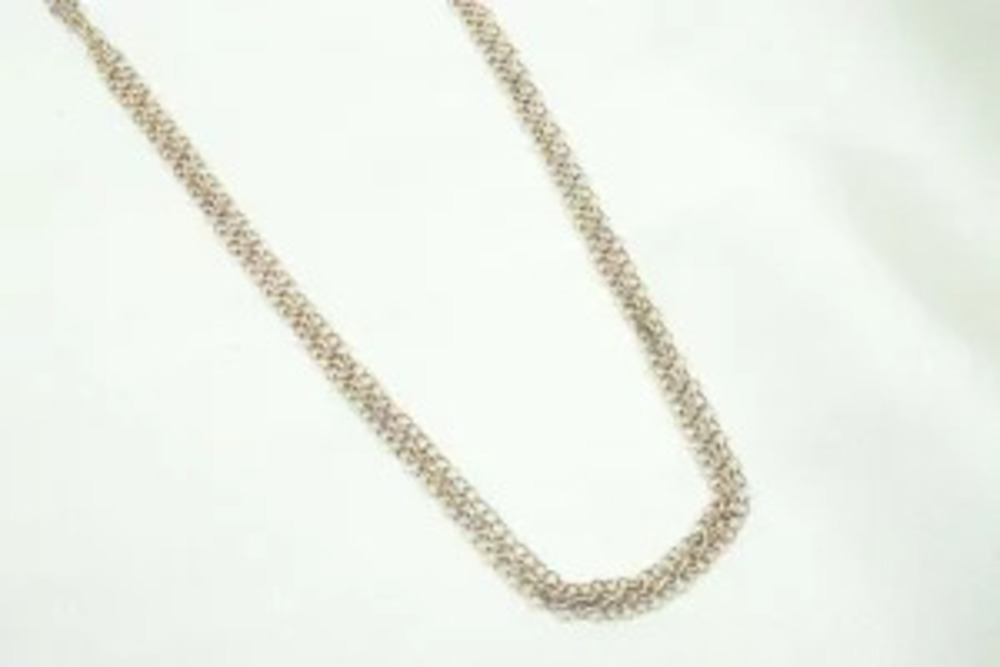 Tiffany Co Somerset Mesh Necklace Sterling Silver
